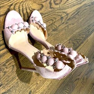 Cute baby pink heels